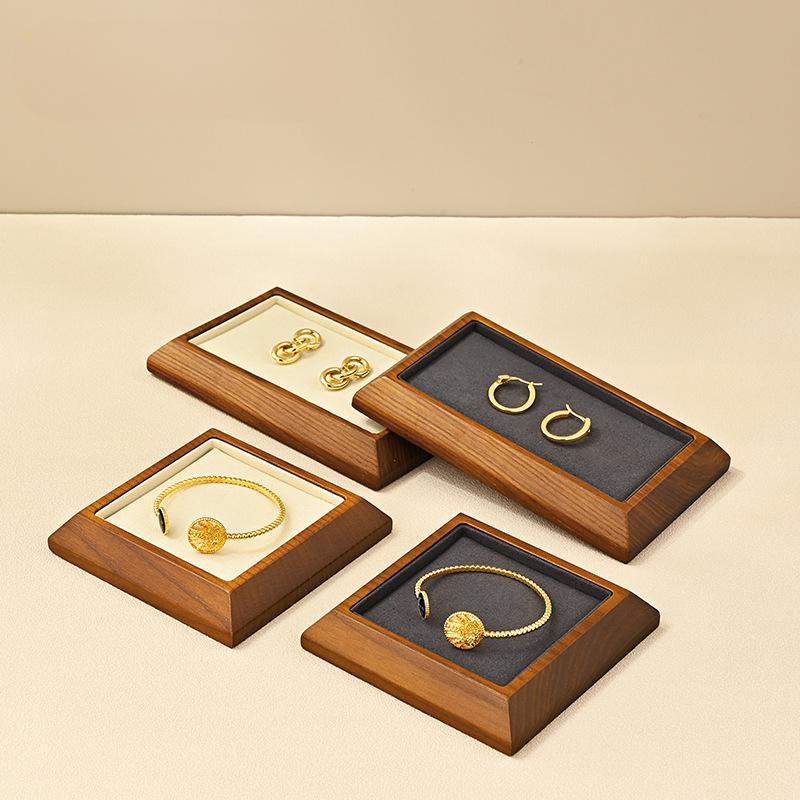 Wood Ring Blank - Solid Wood Jewelry Storage Tray, Earrings,