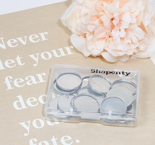 20 Pieces Stainless Steel Roun - Resin Crafts Diy recension och pris