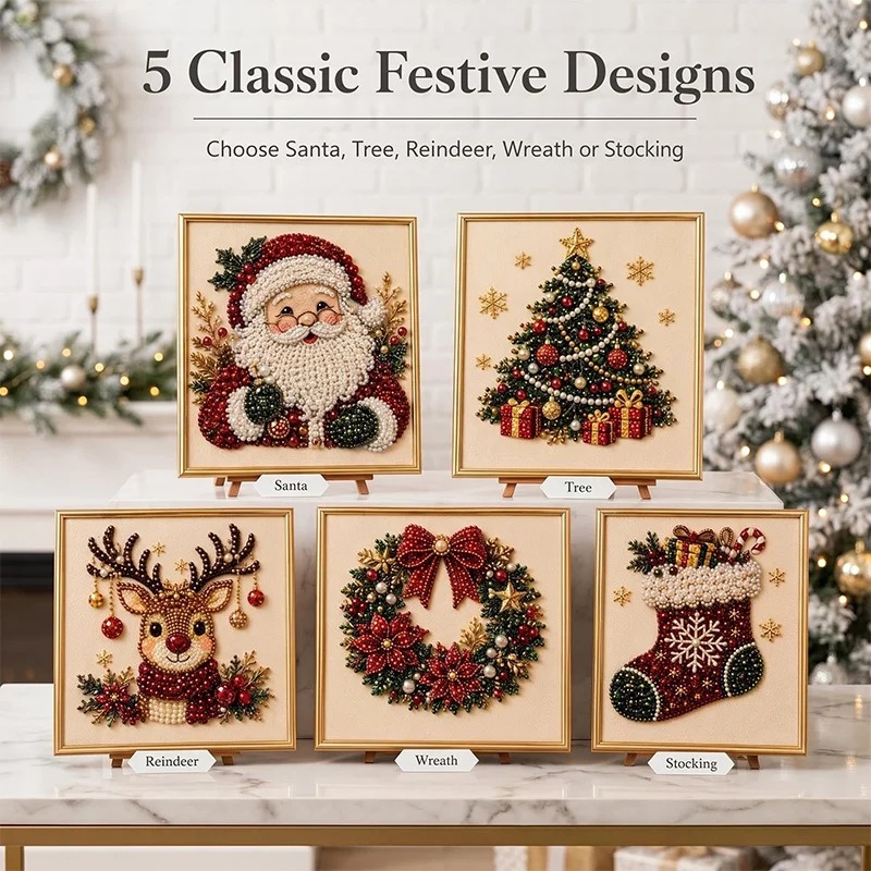 Christmas Pearl Diamond Painti - Resin Craft For Beginners recension och pris