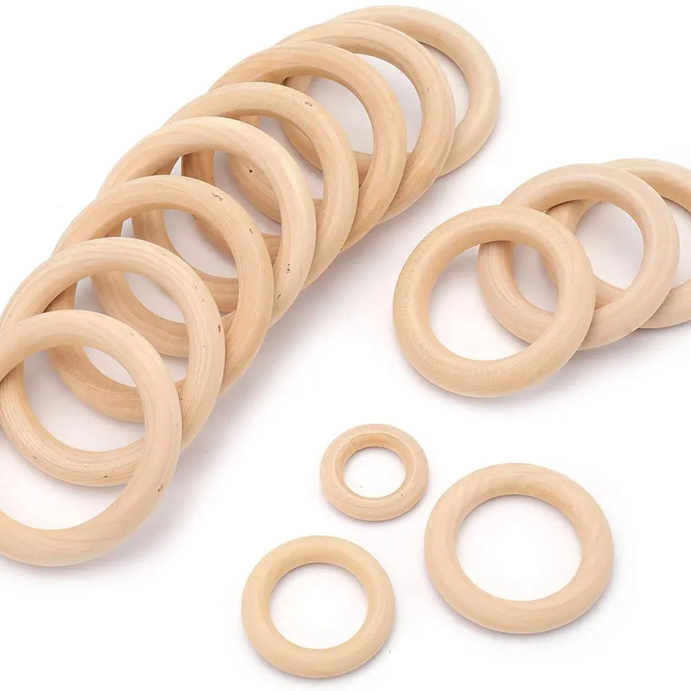 Unfinished Solid Wooden Rings  - Wood Ring Blank recension och pris