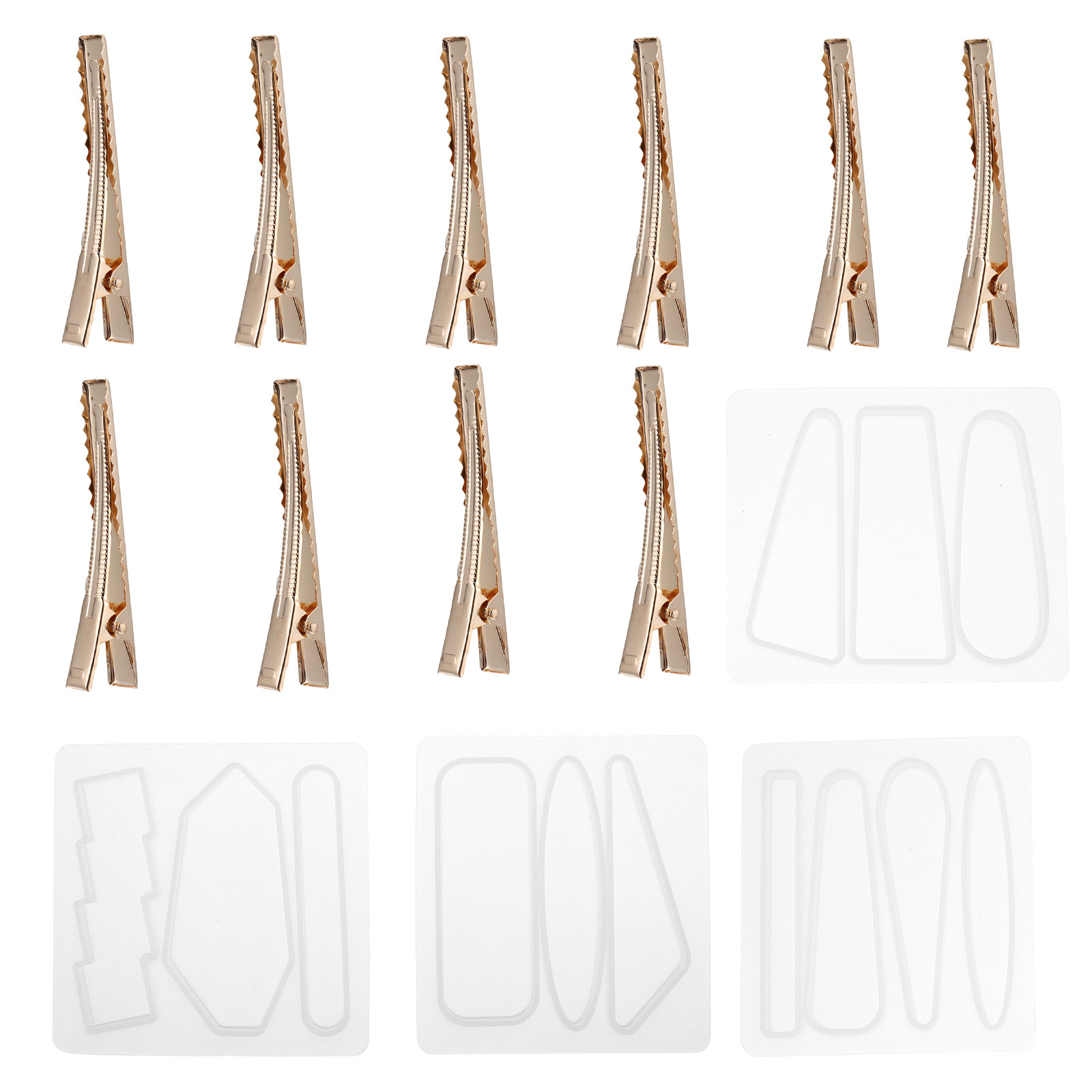 14Pcs Hairpin Silicone Mold Re - Resin Crafts Diy recension och pris