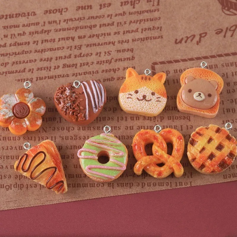 10 Pieces Cute Fake Food Resin - Resin Crafts Diy recension och pris