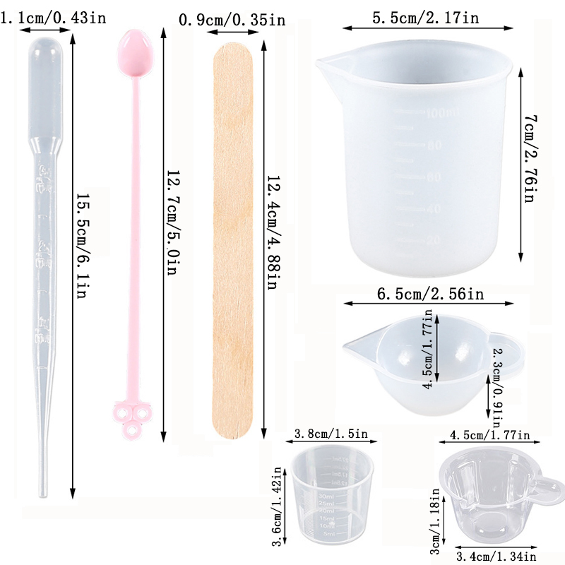 Uv Epoxy Resin Casting Tools K - Mixing Cup Silicone recension och pris