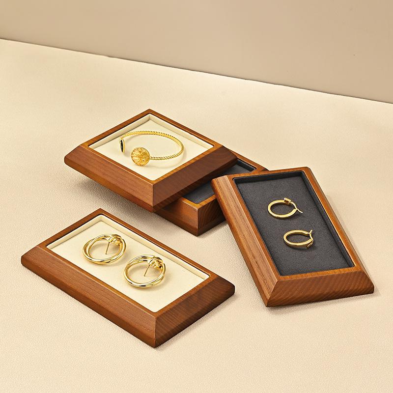 Solid Wood Jewelry Storage Tra - Wood Ring Blank recension och pris