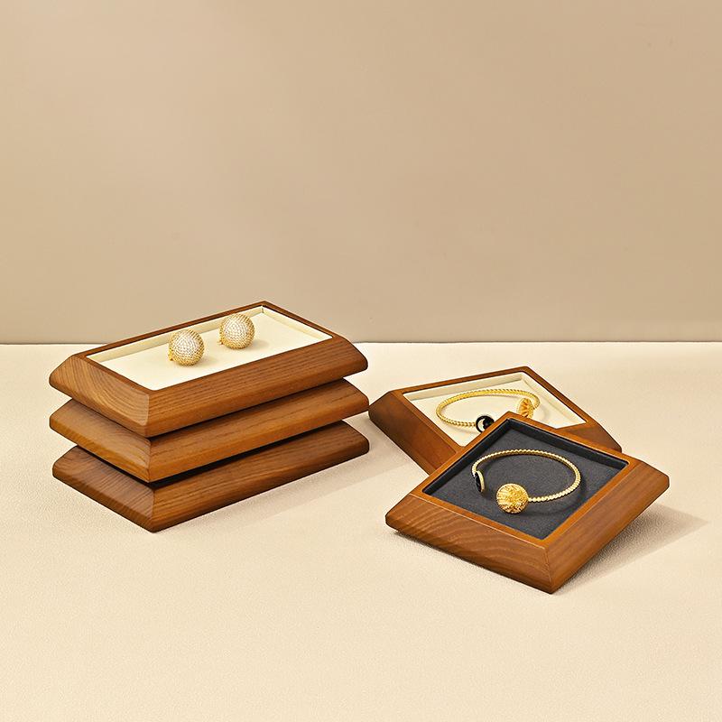 Solid Wood Jewelry Storage Tra - Wood Ring Blank recension och pris