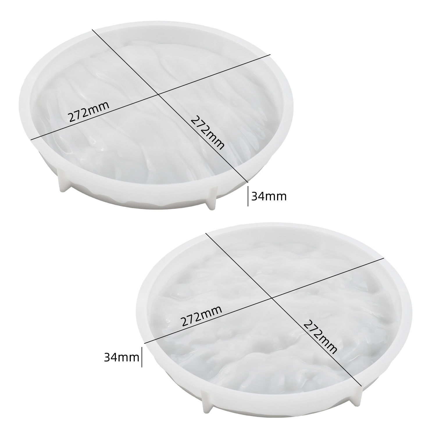 Sea Wave Tray Crystal Epoxy Re - Resin Ocean Wave Mold recension och pris