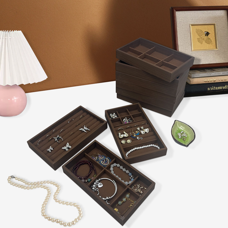 1 Pc, Walnut Wood Pattern Jewe - Wood Ring Blank recension och pris